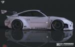 Porsche 911 Widebody Kit by Liberty Walk 2014 года